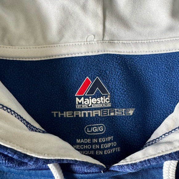 Men's Majestic Indianapolis Colts Armor Hoodie. (THERMA BASE) Majestic - Picture 5 of 12